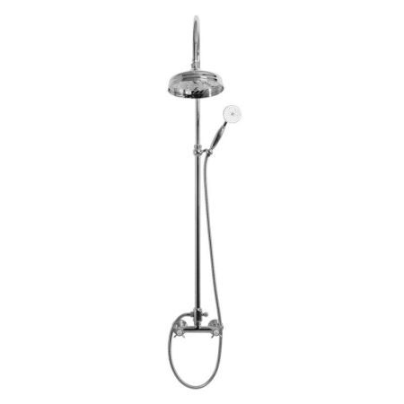 Душевая стойка со смесителем, верхним и ручным душем CEZARES LORD-CD, артикул LORD-CD-30-02-Bi