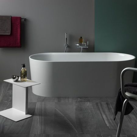 Laufen VAL Ванна 1600x750x450мм, свободностоящая, с слив-переливом, материал: композит, цвет: белый цена с нашего склада), артикул 2.3028.2.000.000.1