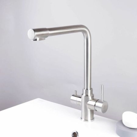 Смеситель для кухни FASHUN A54309, сатин