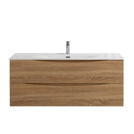 MARINO-CER-N База под раковину подвесная с двумя выкатными ящиками, Rovere Rustico, 1196x460x500, MARINO-CER-N-1200-2C-SO-RR-P, артикул MARINO-CER-N-1200-2C-SO-RR-P