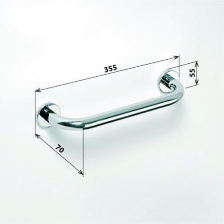 Ручка OMEGA прямая  355*55*75мм, артикул 102307012