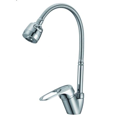 Смеситель для кухни с гибким изливом D-Lin D150628-T, хром, артикул D150628-T