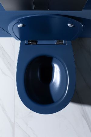Чаша подвесного унитаза Allen Brau Fantasy 4.11004.ID индиго, артикул 4.11004.ID
