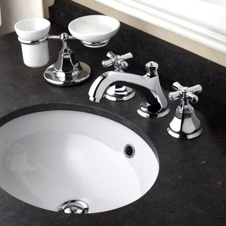 Nicolazzi Teide Foure  Смеситель для раковины с автоматическим изливом на 3 отверствия, цвет: хром, артикул 1908CR45