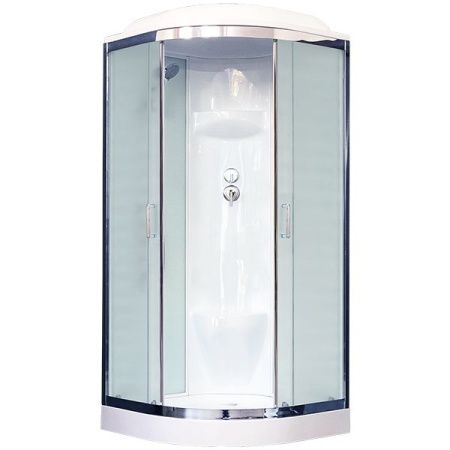 Душевая кабина Royal Bath RB 90HK6-WC-CH (белое/матовое)