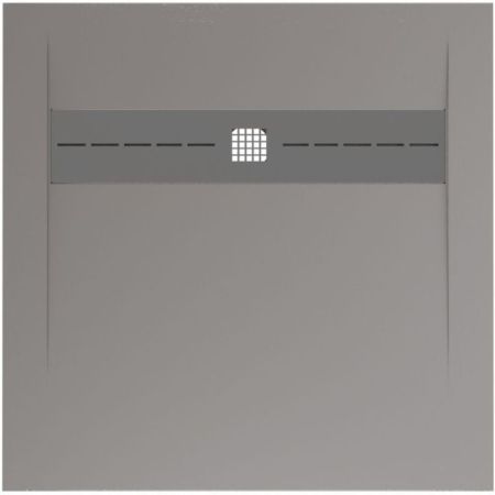 Душевой поддон Allen Brau Infinity 90x90 8.21001-PGM платина, артикул 8.21001-PGM