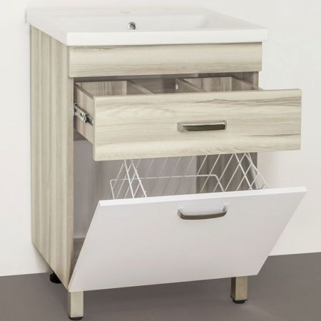 Тумба "Ориноко 60" под умывальник Комо 60, артикул ЛС-00000383