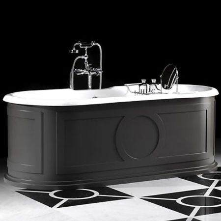 Devon Capitol Ванна чугунная (без отв. для смесителя),170х79х60,5 cм, свободностоящая, с внешней отделкой тонкими алюминиевыми листами(под покраску), артикул DECAPITOLV
