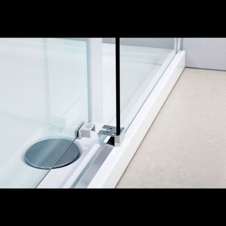 Душевая дверь Black&White Stellar Wind S218-1200х1950 профиль Хром стекло прозрачное