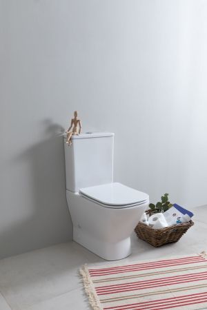 Чаша унитаза Aquanet Fine Rimless FINE-C Soft Close, артикул FINE-C