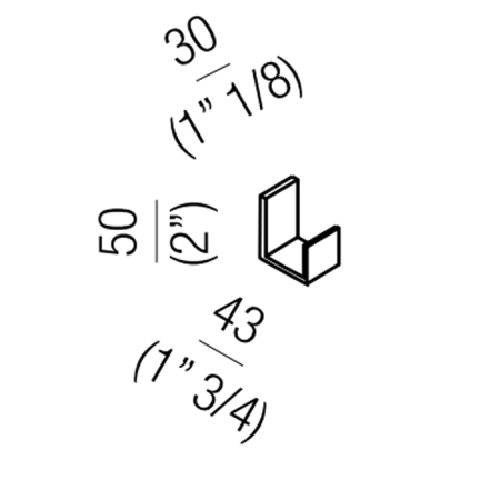 Agape 369 Крючок, цвет: глянец, артикул A369223A