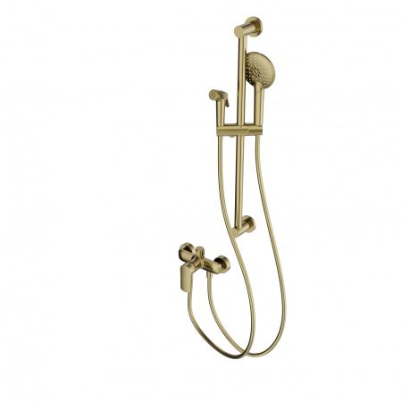Смеситель для душа с гарнитуром WONZON & WOGHAND, Брашированное золото (WW-A4888-BG), артикул WW-A4888-BG