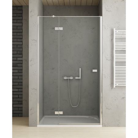 Дверь в нишу NEW TRENDY REFLEXA L 130x200 EXK-1214 (хром)