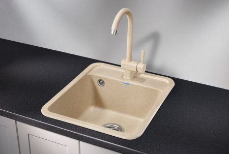 Кухонная мойка GRANULA Standart (4202, БЕЖЕВЫЙ), артикул 4202, БЕЖЕВЫЙ