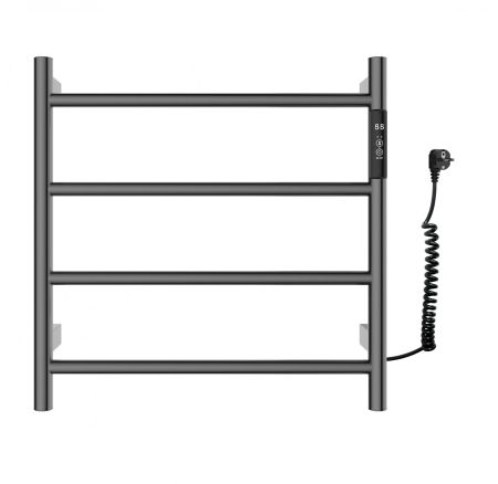 Полотенцесушитель электрический WONZON & WOGHAND BONN, Темный графит (WW-AL404-GM), артикул WW-AL404-GM