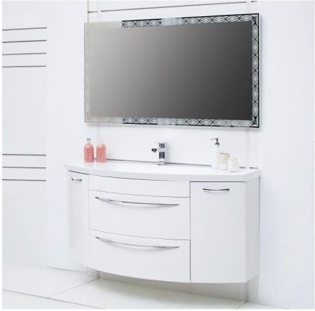 Тумба под раковину De Aqua Лонг 140 белый, артикул 00186446