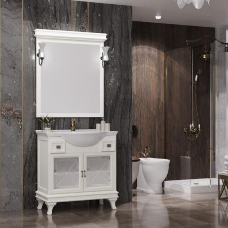 Зеркало Борджи 85 Opadiris Слоновая кость