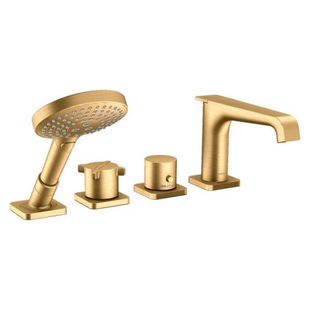 AX Citterio E Смеситель на ванну 4 отв. , цвет шлифованная медь, артикул 36411950