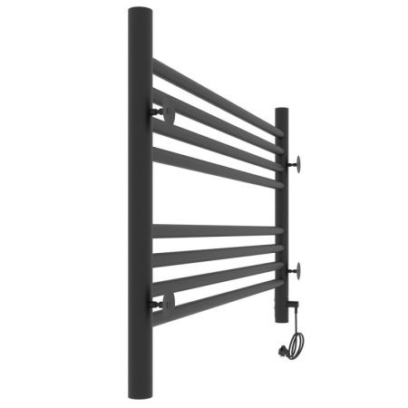 Полотенцесушитель электро "Оливия ЧКЧ8 800*500", черный муар, левый