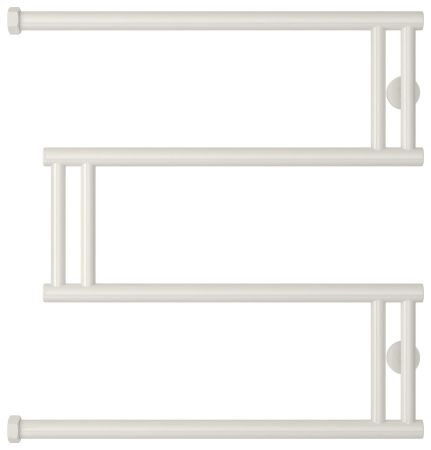 Полотенцесушитель водяной High-Tech model "M+" 600х600 (Белый), артикул 12-4050-6060