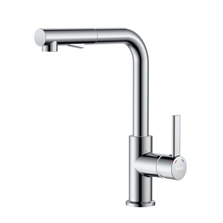 Смеситель Rossinka для кухни с вытяжным поворотным изливом (Z35-38), артикул Z35-38