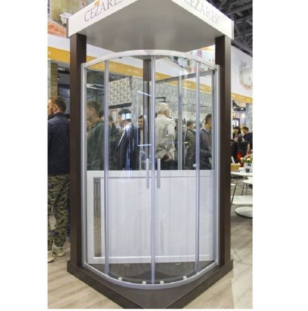 Душевой уголок Cezares Relax R-2 80х80 стекло прозрачное