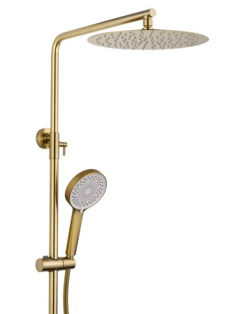 Душевая система WONZON & WOGHAND TOR, Брашированное золото (WW-88047073-BG), артикул WW-88047073-BG