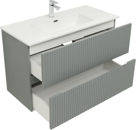 Тумба под раковину Aquanet Джейн 100 мисти грин, артикул 00313320