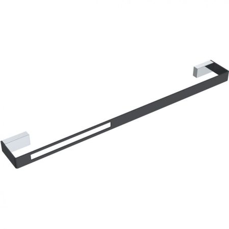 Полотенцедержатель длинный черный/хром серия Q, артикул 10942-CR-B