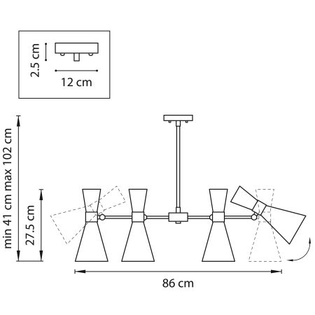Люстра потолочная Dumo Lightstar 816087, артикул 816087