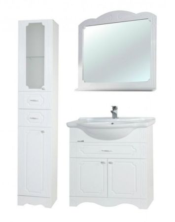 Шкаф пенал Bellezza Кантри 40 Белый, артикул 4629905110018