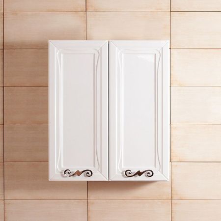 Подвесной шкаф Бриклаер Адель 60 Белый глянцевый, артикул 4627125413551