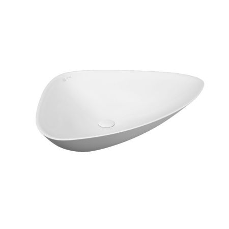 Раковина накладная Curve белая треугольная 590*400*140 (без ДК)