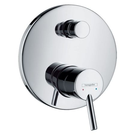 HG Talis S Смеситель для ванны, встраиваемый, переключатель вакумный, внешняя часть, с защитой EN1717, цвет: хром, артикул 32477000