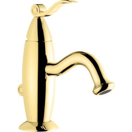 Смеситель Abel с донным клапаном для раковины, цвет золото