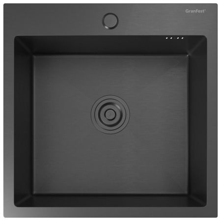 Кухонная мойка GranFest 5050, графит, артикул 5050 PVD графит