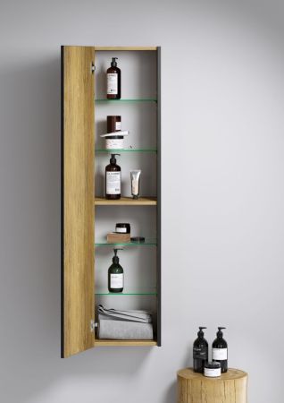 "Fargo" пенал подвесной, цвет дуб балтийский, FRG0535B, ТМ «AQWELLA», артикул FRG0535DB