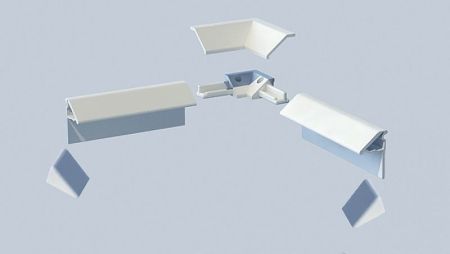 Комплект декоративных планок Altasan KDP200 Белая