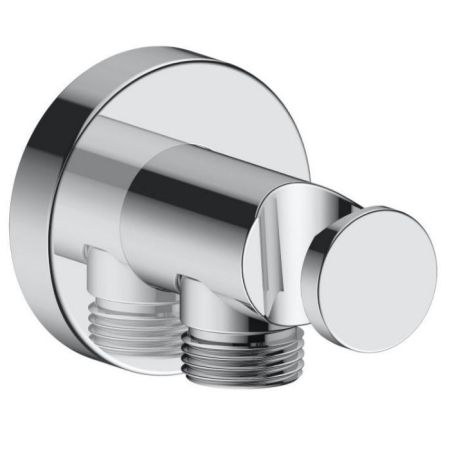 Duravit Вывод для душа с держателем, хром глянцевый, артикул UV0630009010