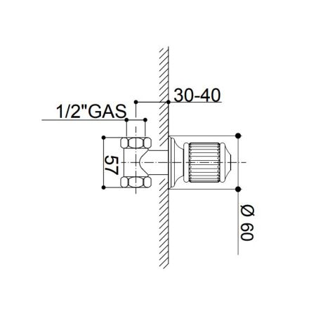 Bongio Cristallo Кран, цвет хром/хрусталь, артикул 04500CR00