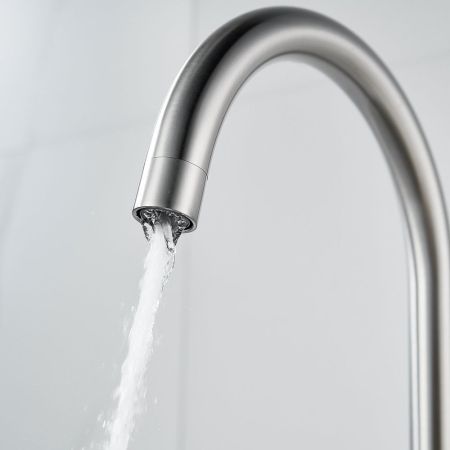 Смеситель для кухни с подключением фильтра воды Raffine F108L, сатин, артикул F108L