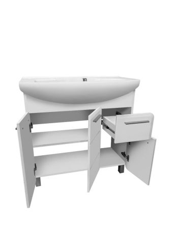 Тумба Runo Эрика 85 под умывальник УТ000001522 (Элеганс 85) (00-00004915), артикул 00-00004915