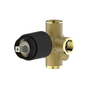 Внутренняя часть (D999BW-ENG) смесителя для душа Bravat, черный