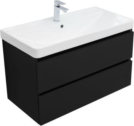 Тумба под раковину Aquanet Вега 2.0 90 черный, артикул 00337956
