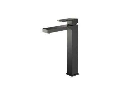 Смеситель для раковины 257, без донного клапана AQUATEK, матовый черный AQ1604MB ЛИБРА, артикул AQ1604MB