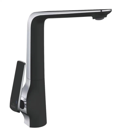 Смеситель для кухни Rose R1313H, черный/хром