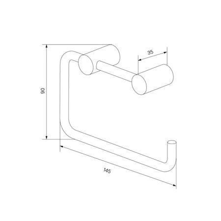 Держатель для туалетной бумаги IDDIS Petite без крышки, сплав металлов, сатин (PETSS00i43), артикул PETSS00i43