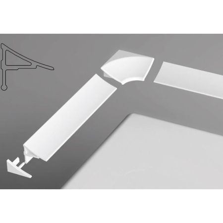 XB461100001 универсальная декоративная планка 11/1100 (белая), шт