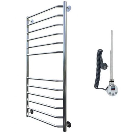 Электрический полотенцесушитель Тругор Браво 2 элТЭН 120x40 Хром, артикул Браво2/элТЭН12040