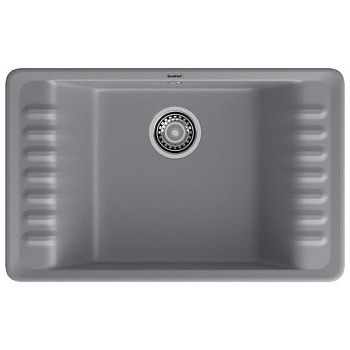 Кухонная мойка GranFest QUARZ 71, темно-серый
